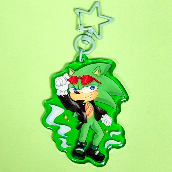 Scrouge the hedgehog Keycharm