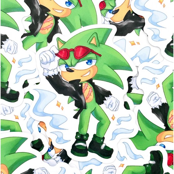 Scourge the hedgehog Sticker