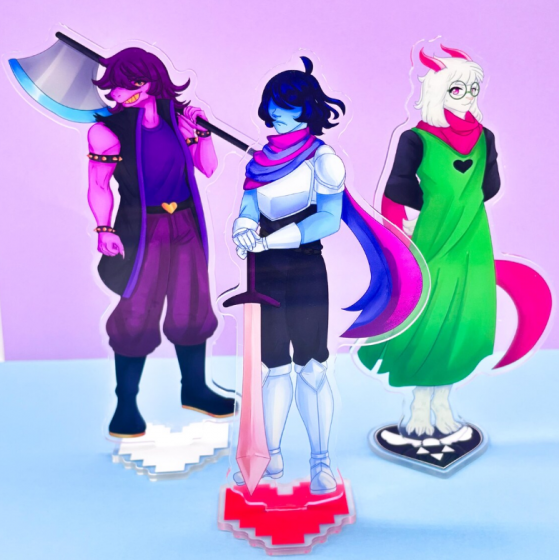 Three Heroes Standee Acrílic