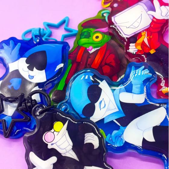 Deltarune Darkworld Keychain