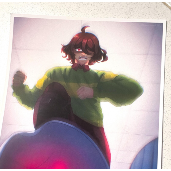 Hate Soul | Deltarune Print A5