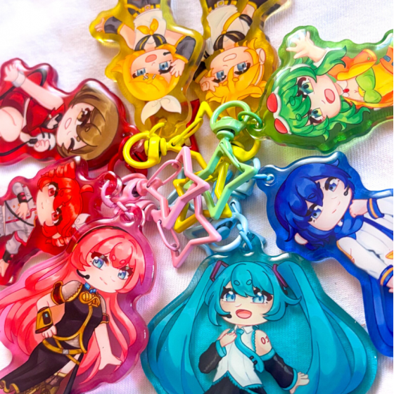 Vocaloid Keychain